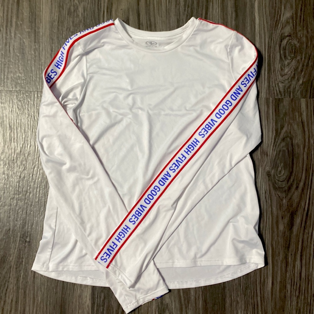athletic works- white long sleeve
